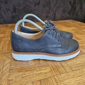 Samuel Hubbard Women's Free For‎ Her Black Leather Comfort Shoe  Vibram Oxford 7